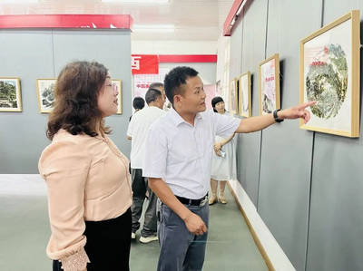 安徽人游安徽 | “中国画家画岳西”书画展正式开幕 以笔墨绘山水之韵